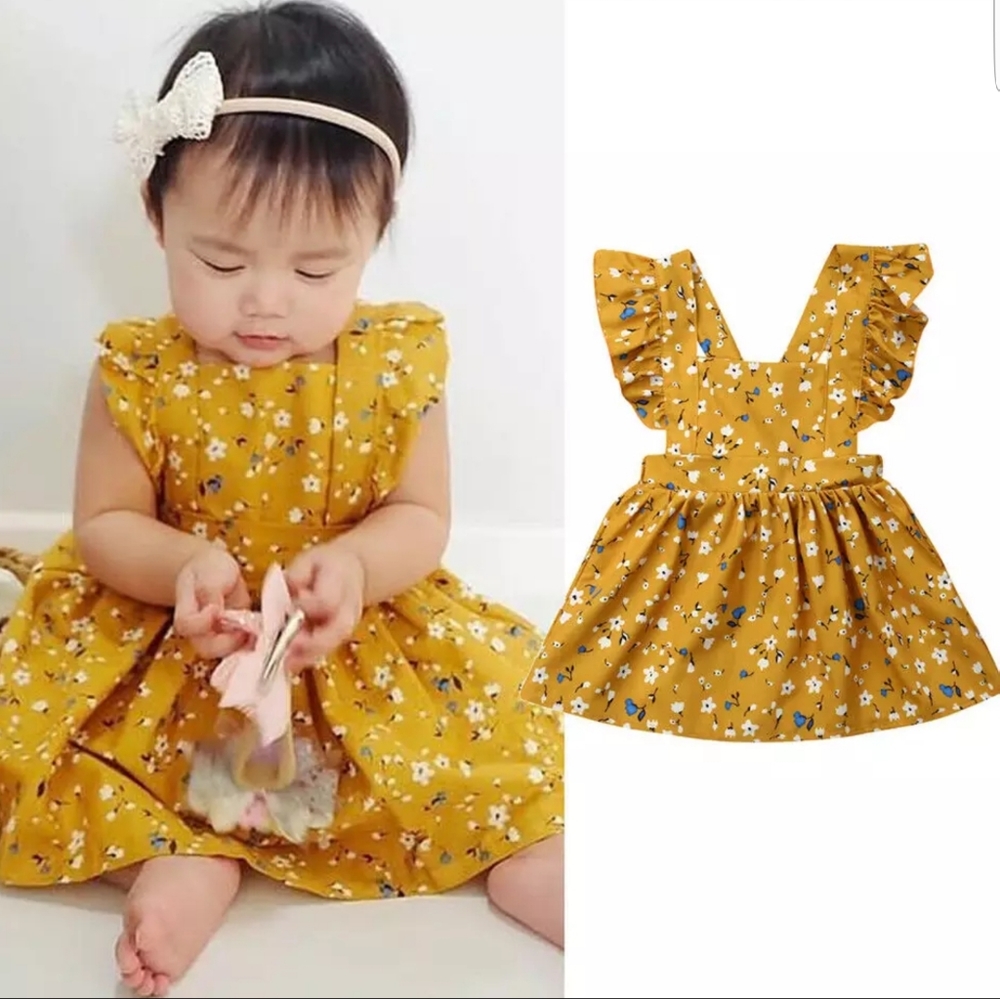 Sleeveless Ruffle Dress for Girls